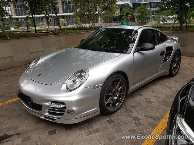 Porsche 911 Turbo spotted in Jakarta, Indonesia