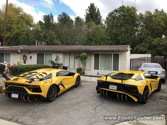 Lamborghini Aventador spotted in Los Angeles, California