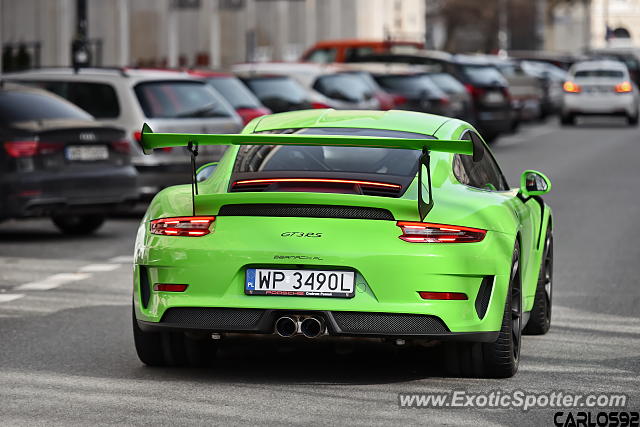 Porsche 911 GT3 spotted in Warsaw, Poland