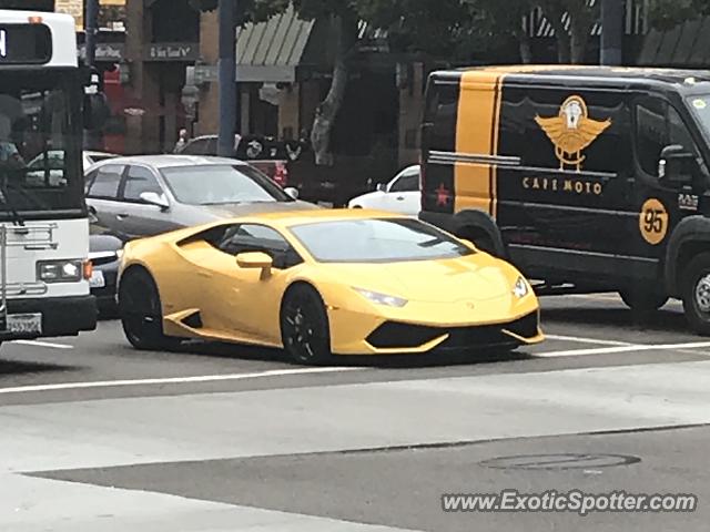 Lamborghini Huracan spotted in San Diego, California