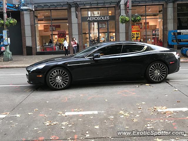 Aston Martin Rapide spotted in Seattle, Washington