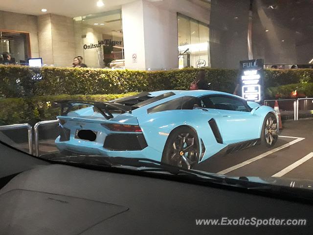 Lamborghini Aventador spotted in Jakarta, Indonesia