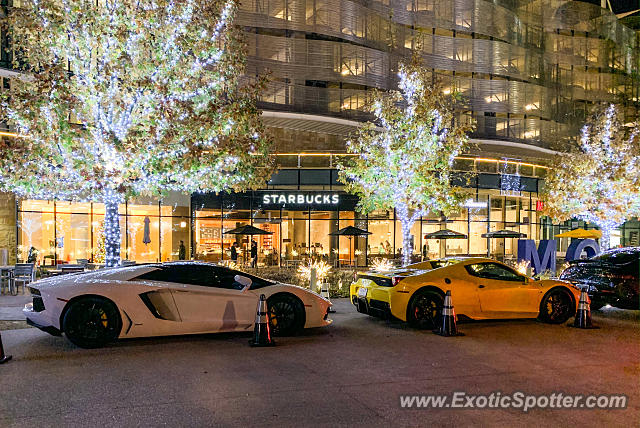 Lamborghini Aventador spotted in Dallas, Texas