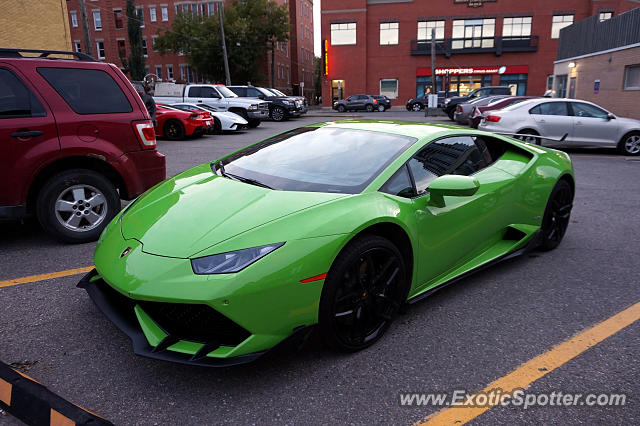 Lamborghini Huracan spotted in Calgary, Canada