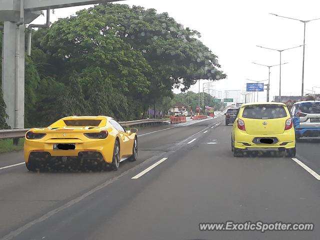 Ferrari 488 GTB spotted in Jakarta, Indonesia