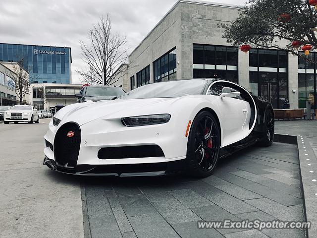 Bugatti Chiron spotted in Houston, Texas