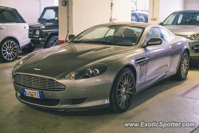 Aston Martin DB9 spotted in Venice, Italy