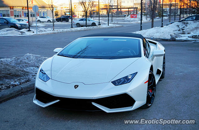 Lamborghini Huracan spotted in Calgary, Canada