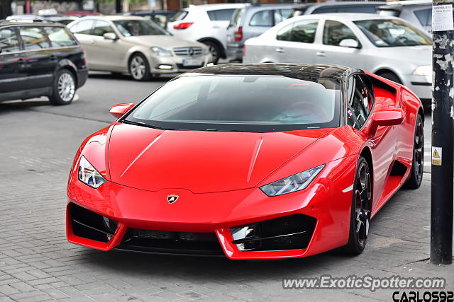 Lamborghini Huracan spotted in Warsaw, Poland