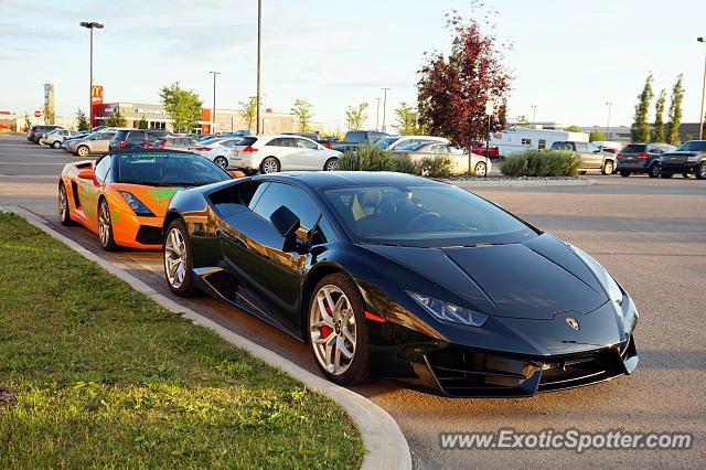 Lamborghini Huracan spotted in Edmonton, Canada