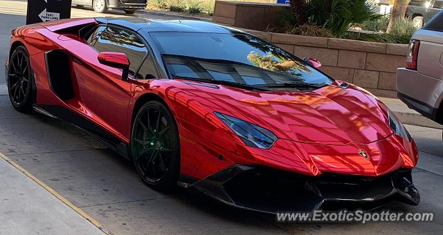 Lamborghini Aventador spotted in Las Vegas, Nevada