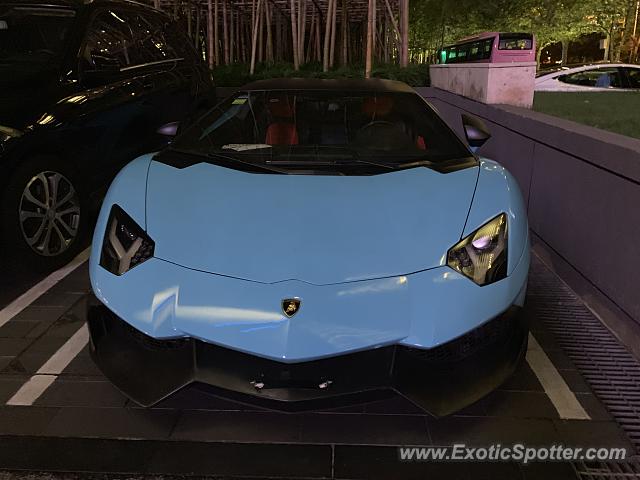 Lamborghini Aventador spotted in Shanghai, China