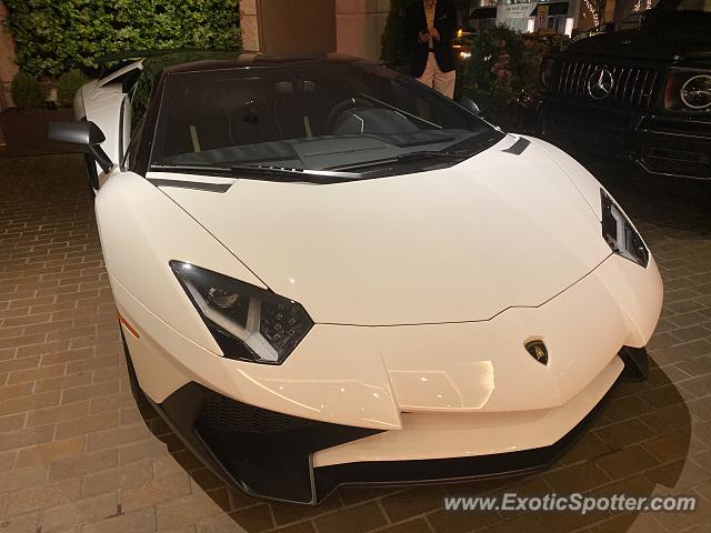 Lamborghini Aventador spotted in Washington DC, United States