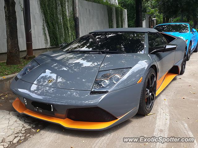 Lamborghini Murcielago spotted in Jakarta, Indonesia