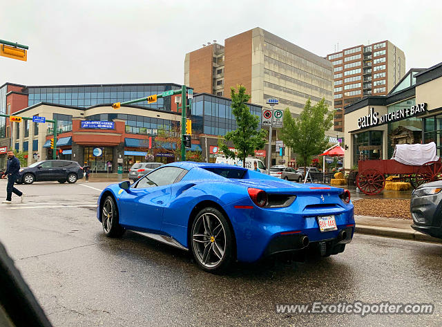 Ferrari 488 GTB spotted in Calgary, Canada