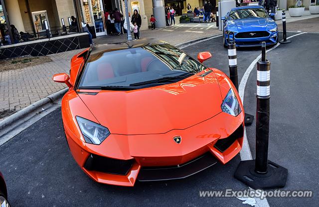 Lamborghini Aventador spotted in Charlotte, North Carolina