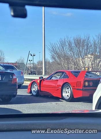 Ferrari F40 spotted in Greensboro, North Carolina