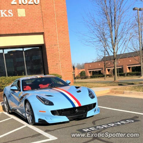 Ferrari F12 spotted in Sterling, Virginia