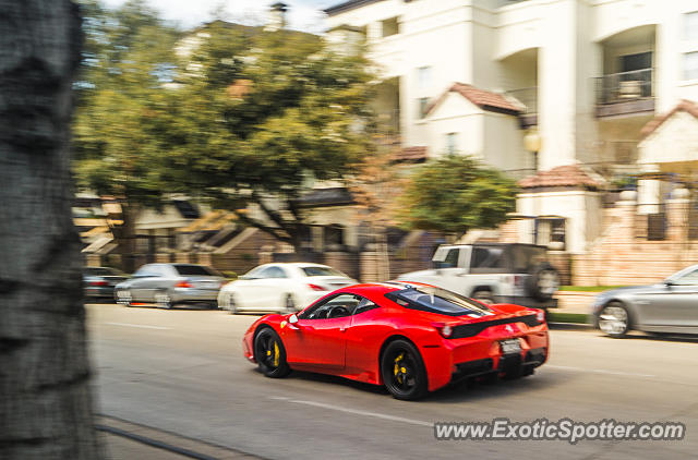 Ferrari 458 Italia spotted in Dallas, Texas