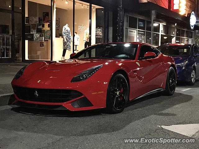 Ferrari F12 spotted in Greensboro, North Carolina