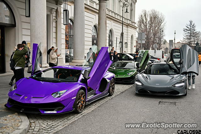 Lamborghini Aventador spotted in Warsaw, Poland