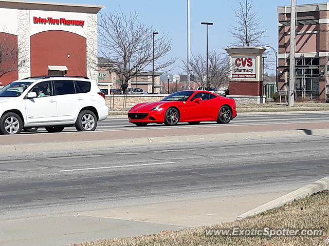 Ferrari California spotted in Lawrence, Kansas