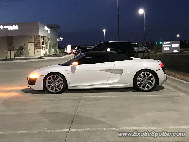 Audi R8 spotted in Des Moines, Iowa