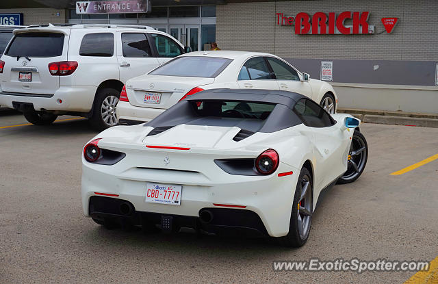 Ferrari 488 GTB spotted in Edmonton, Canada