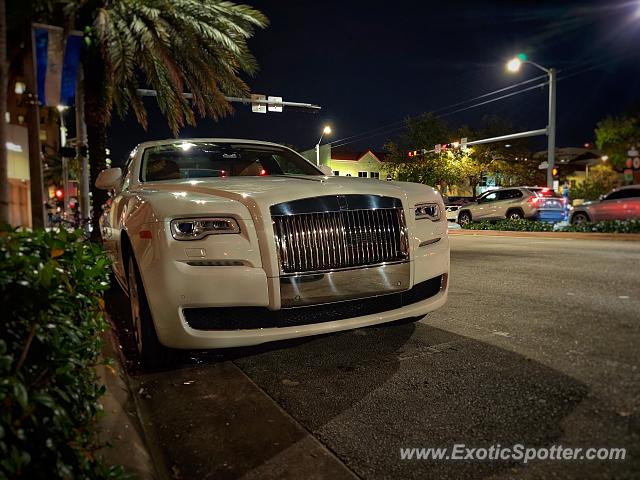 Rolls-Royce Ghost spotted in Miami, Florida