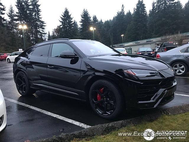 Lamborghini Urus spotted in Shoreline, Washington