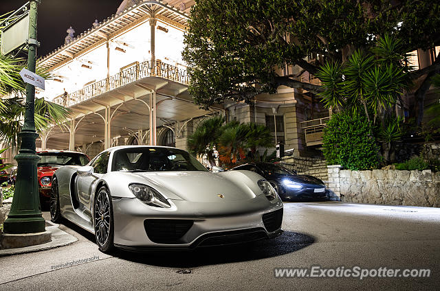 Porsche 918 Spyder spotted in Monaco, Monaco