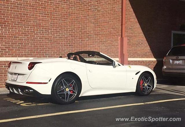 Ferrari California spotted in Greensboro, North Carolina