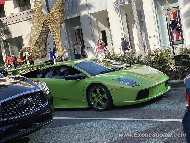 Lamborghini Murcielago spotted in Beverly Hills, California