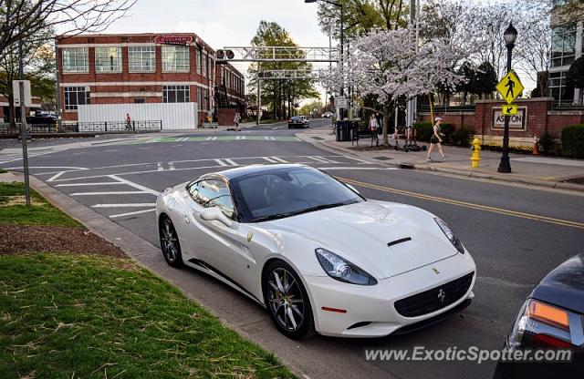 Ferrari California spotted in Charlotte, North Carolina