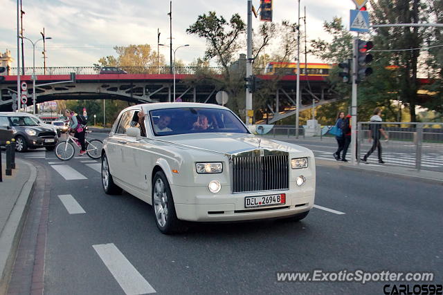 Rolls-Royce Phantom spotted in Warsaw, Poland