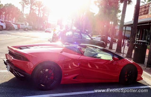 Lamborghini Huracan spotted in Jacksonville, Florida