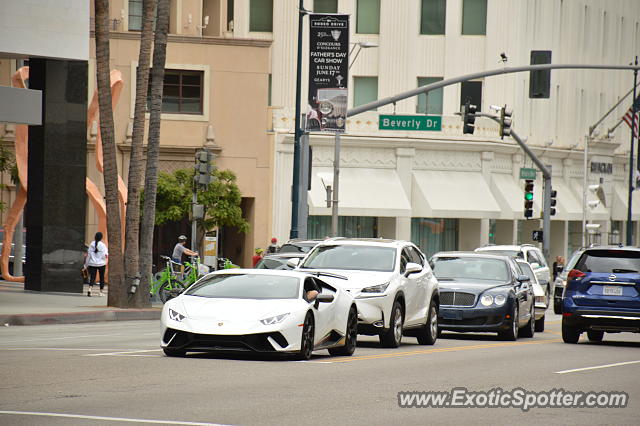 Lamborghini Huracan spotted in Beverly Hills, California