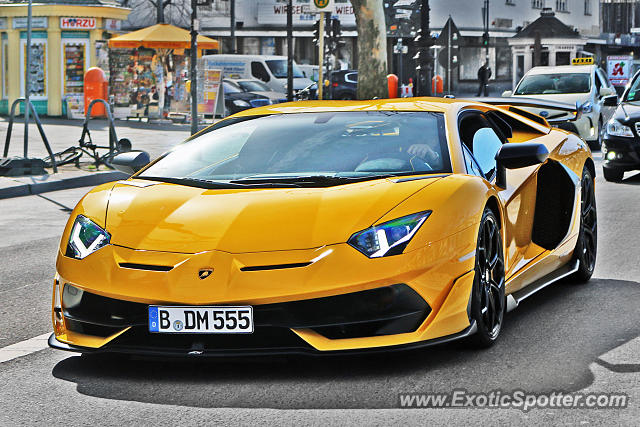 Lamborghini Aventador spotted in Berlin, Germany