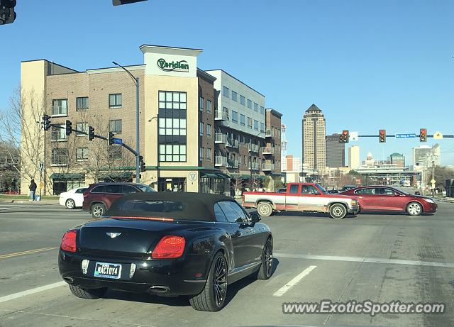 Bentley Continental spotted in Des Moines, Iowa
