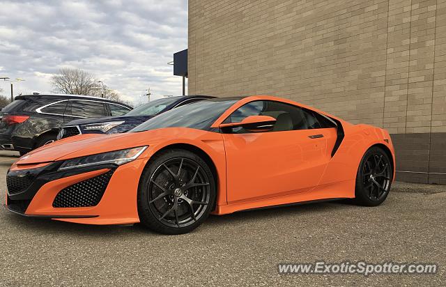 Acura NSX spotted in Johnston, Iowa