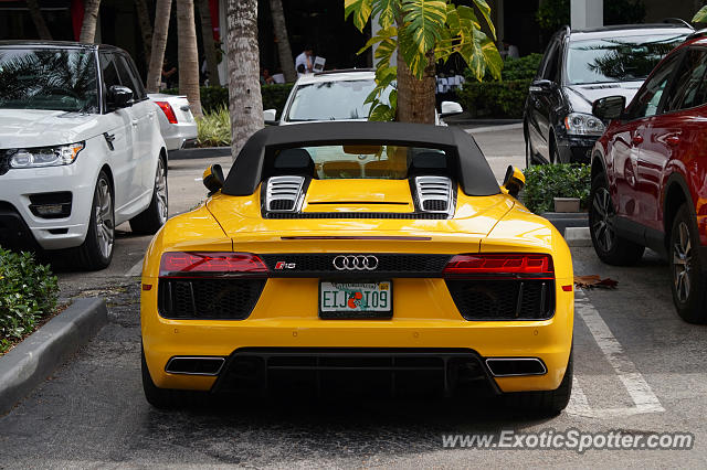 Audi R8 spotted in Miami Beach, Florida