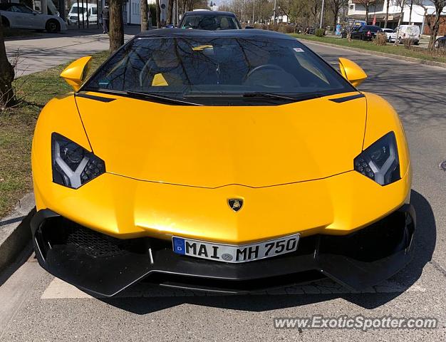 Lamborghini Aventador spotted in Munich, Germany