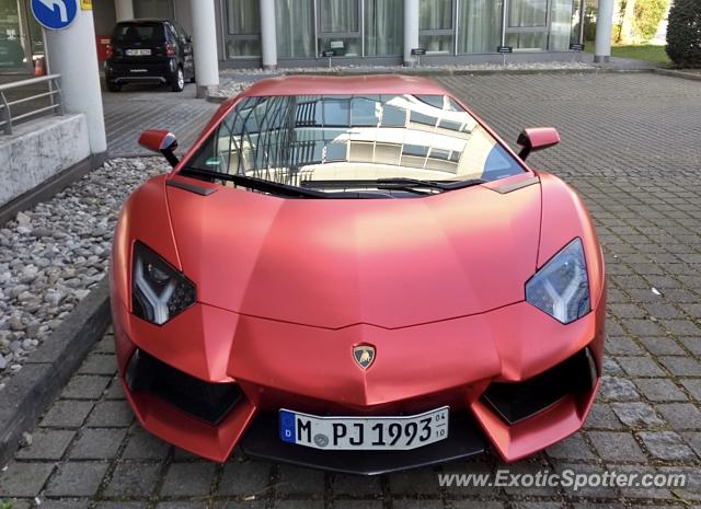 Lamborghini Aventador spotted in Munich, Germany