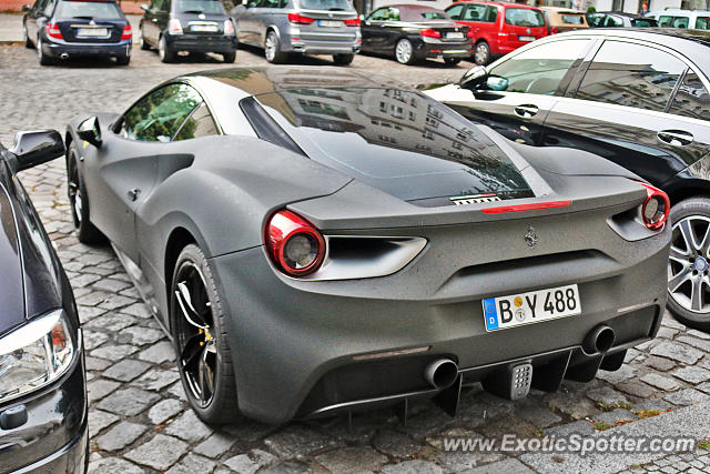 Ferrari 488 GTB spotted in Berlin, Germany