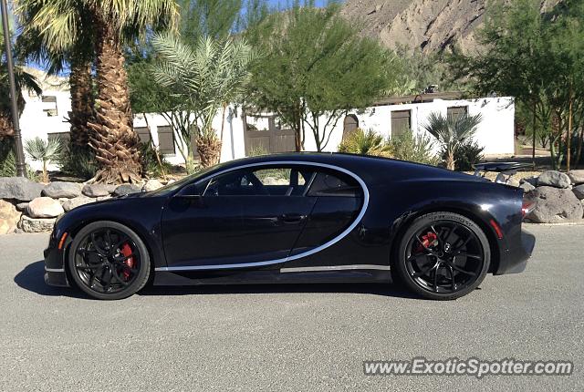 Bugatti Chiron spotted in Death Valley, California