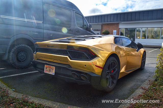 Lamborghini Huracan spotted in Bellevue, Washington