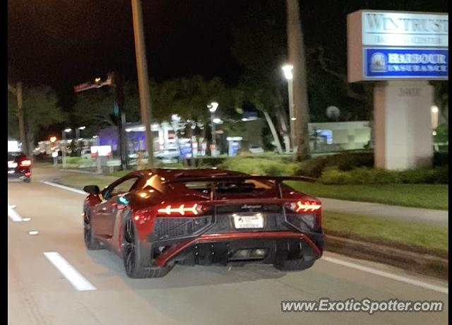 Lamborghini Aventador spotted in Naples, Florida