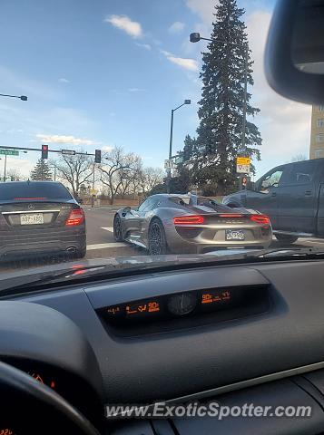 Porsche 918 Spyder spotted in Denver, Colorado
