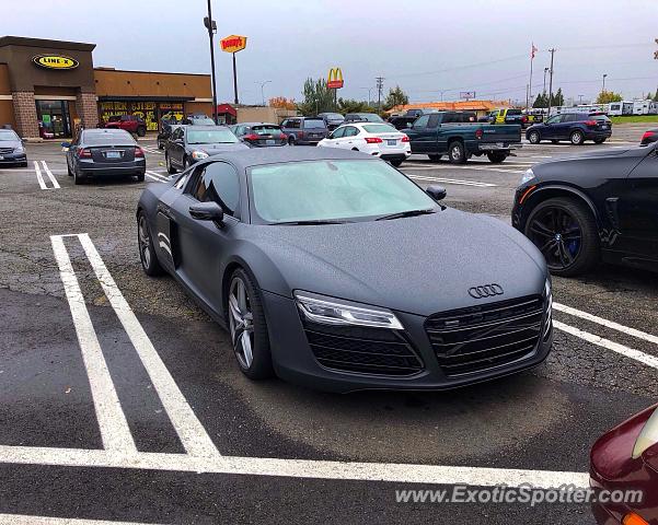 Audi R8 spotted in Tacoma, Washington