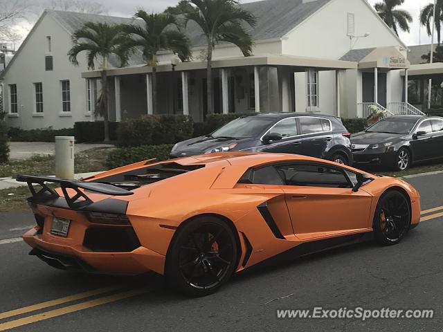 Lamborghini Aventador spotted in Naples, Florida